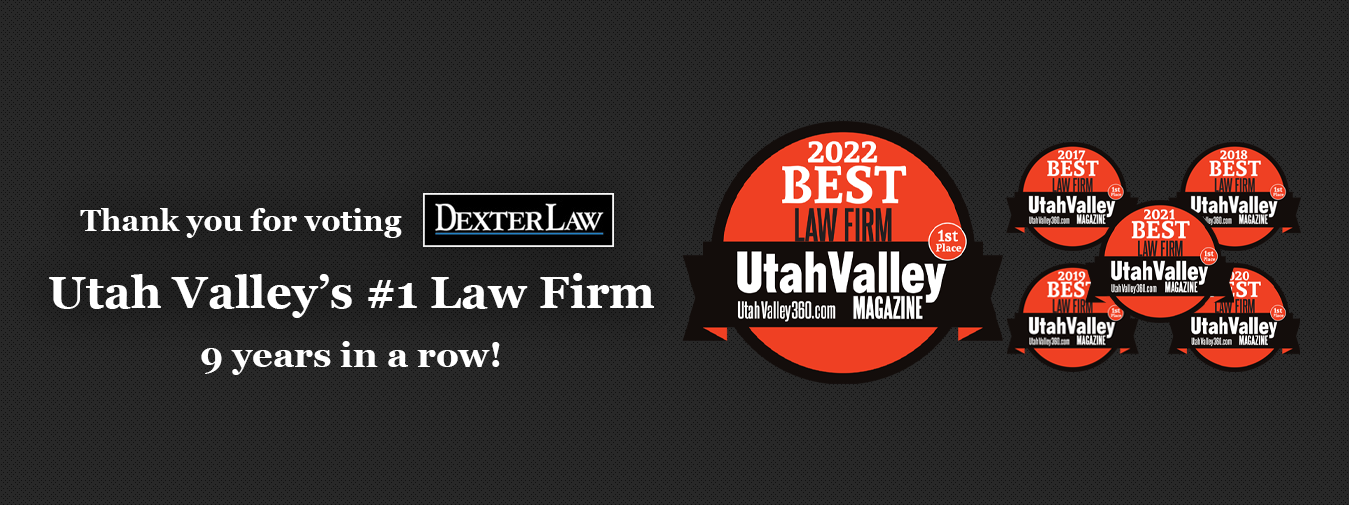 Utah Valley's #1 Law Firm award.